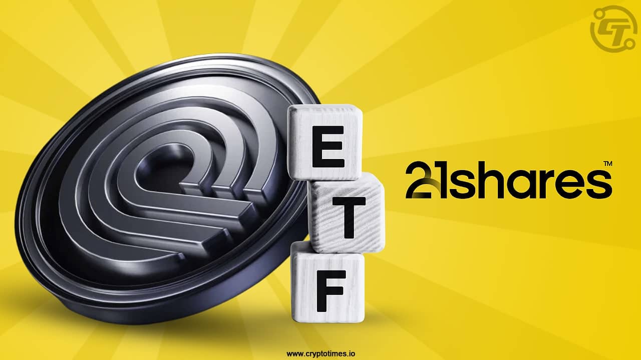 21Shares向美国证券交易委员会（SEC）提交首个Ondo（ONDO）ETF申请