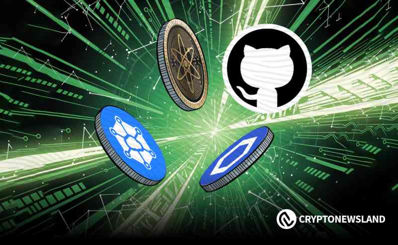 GitHub王者：LINK、ATOM、STORJ和NEAR在五个月开发热潮中领跑加密货币开发