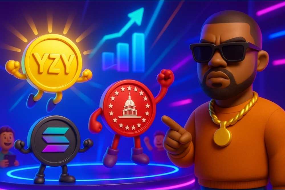 坎耶的30亿美元YZY代币助推Solana热潮——但分析师称MAGACOIN FINANCE才是2025年最佳加密货币投资选择