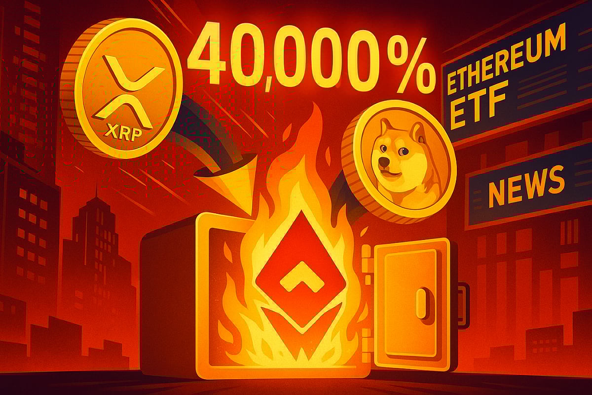 XRP和狗狗币交易者转向瞄准以太坊ETF消息前40,000%涨幅的新型山寨币