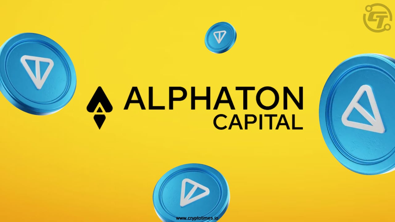 AlphaTON Capital将收购1亿美元TON代币用于国库平台