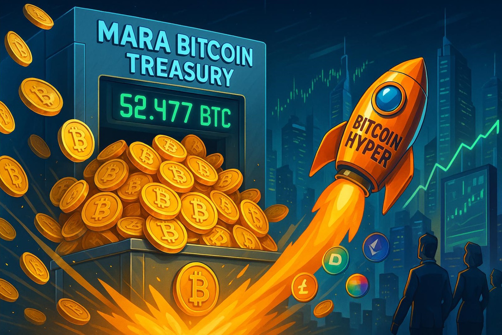 MARA持有的比特币接近60亿美元，共52,477枚BTC，比特币超级热潮升温