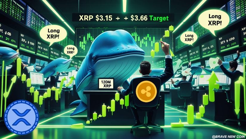 XRP价格预测：随着瑞波币价格突破3.15美元阻力位，巨鲸布局3.66美元重测试