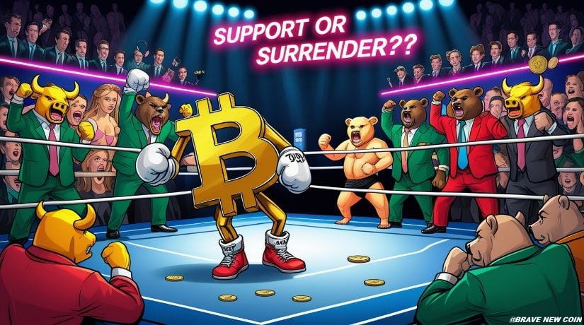 比特币（BTC）今日价格：比特币徘徊于10.9万美元支撑位 210亿美元期权到期或将引发市场震荡