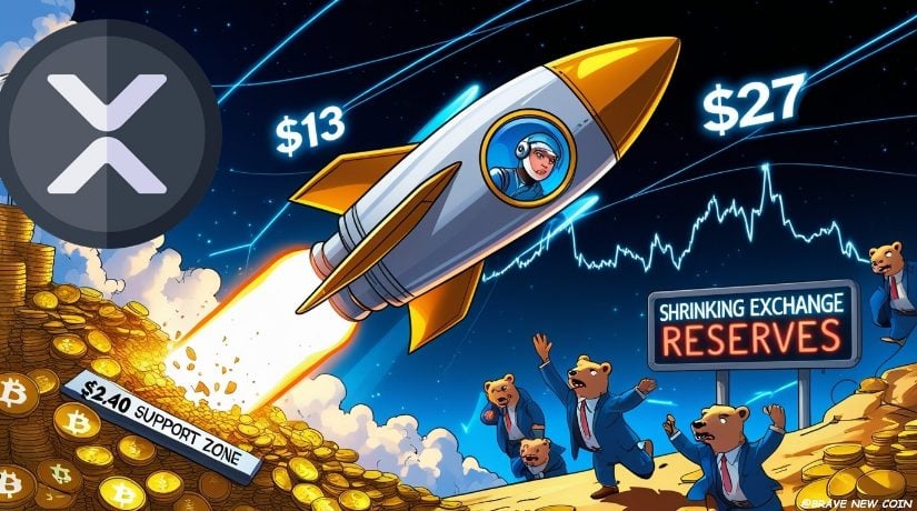 XRP价格预测：随着Ripple注入10亿美元流动性和储备缩减，XRP动能增强，目标区间指向13-27美元
