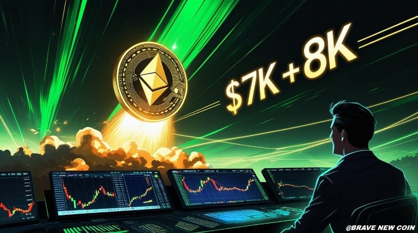 以太坊（ETH）价格预测：减半后走势与比特币历史性牛市相呼应，以太坊有望冲击7000至8000美元大关