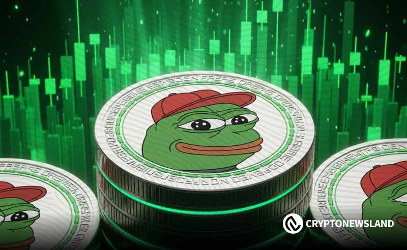 $PEPE 信号：市场反弹中从支撑位反弹15%