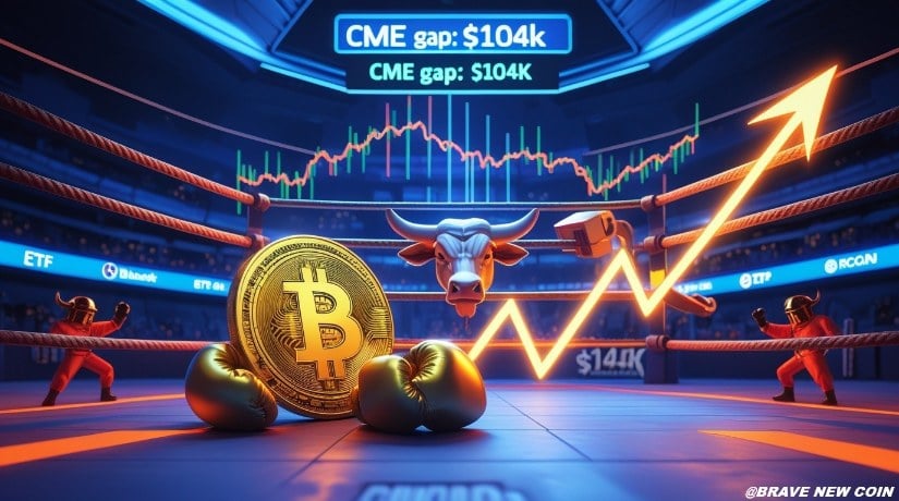 比特币（BTC）今日价格：107,000美元阻力位遇挫后测试104,000美元支撑位，但MACD金叉暗示重大反弹即将来临